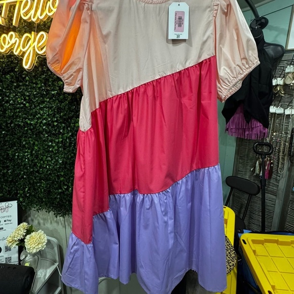 First Love Dresses & Skirts - First Love Color Block Dress